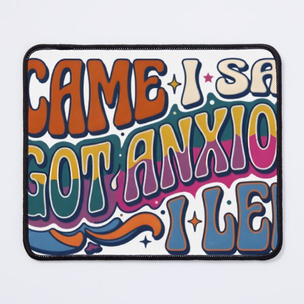 Item preview, Came I Saw I Got Anxious I Left Vintage Retro 70s T-Shirt designed and sold by maykgg.