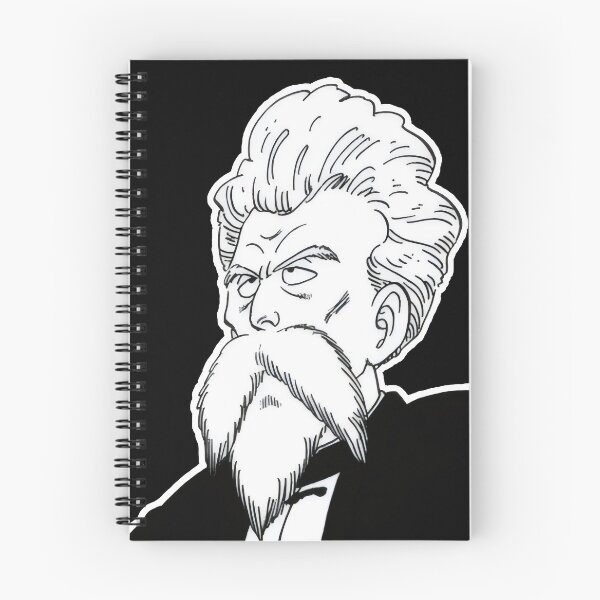 Aperçu de l'œuvre Regard sérieux classique de Sensei - Illustration à l'encre style anime vintage créée et vendue par Billy Morfo™.