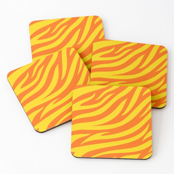 Artikelvorschau, Modernes Zebra-Print-Muster | Orange & Gelb entworfen und verkauft von Frohyou.