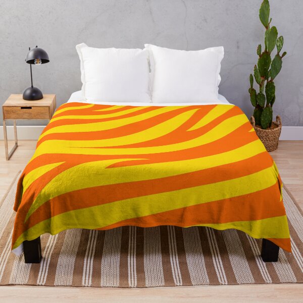 Item preview, Modern Graphic Zebra Print Pattern | Orange & Yellow designed and sold by Frohyou.