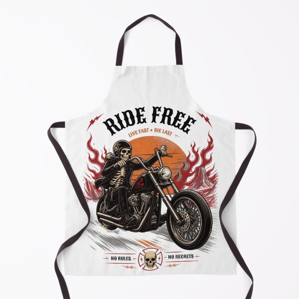 Item preview, Ride Free Motorcycle Skeleton designed and sold by SonaGear.