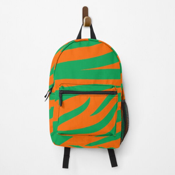 Item preview, Modern Graphic Zebra Print Pattern | Orange & Green designed and sold by Frohyou.