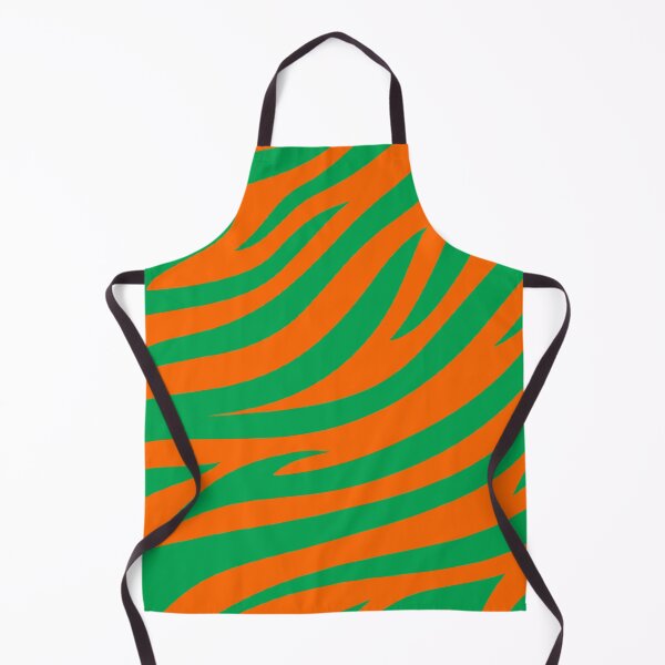 Item preview, Modern Graphic Zebra Print Pattern | Orange & Green designed and sold by Frohyou.