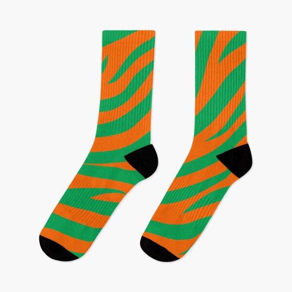 Item preview, Modern Graphic Zebra Print Pattern | Orange & Green designed and sold by Frohyou.