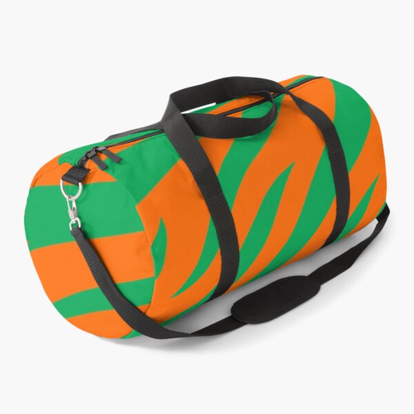 Item preview, Modern Graphic Zebra Print Pattern | Orange & Green designed and sold by Frohyou.