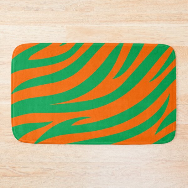 Item preview, Modern Graphic Zebra Print Pattern | Orange & Green designed and sold by Frohyou.