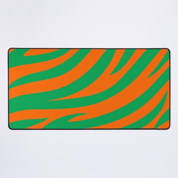 Item preview, Modern Graphic Zebra Print Pattern | Orange & Green designed and sold by Frohyou.