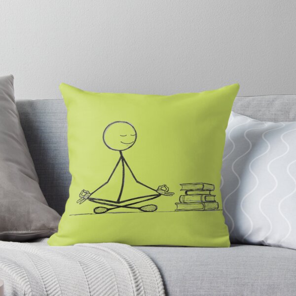 Item preview, Stickman Yoga – Funny Minimalist Yoga Pose Illustration | Modern Hobby Cartoon designed and sold by harmzk90.