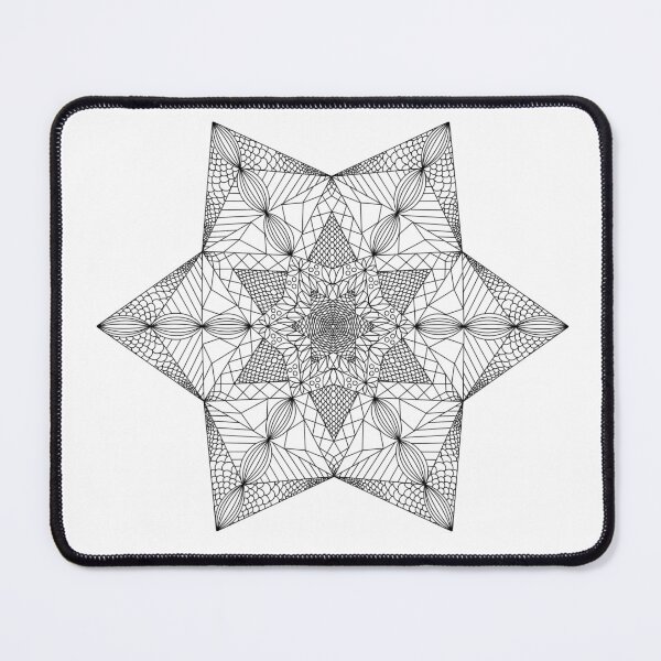 Item preview, Geometric star mandala designed and sold by FoxPix.