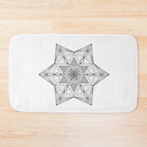 Item preview, Geometric star mandala designed and sold by FoxPix.