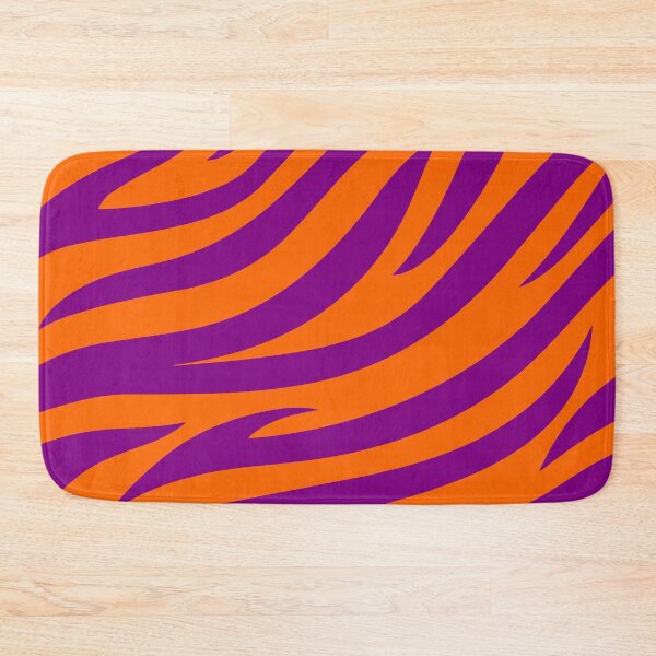 Item preview, Modern Graphic Zebra Print Pattern | Orange & Purple designed and sold by Frohyou.