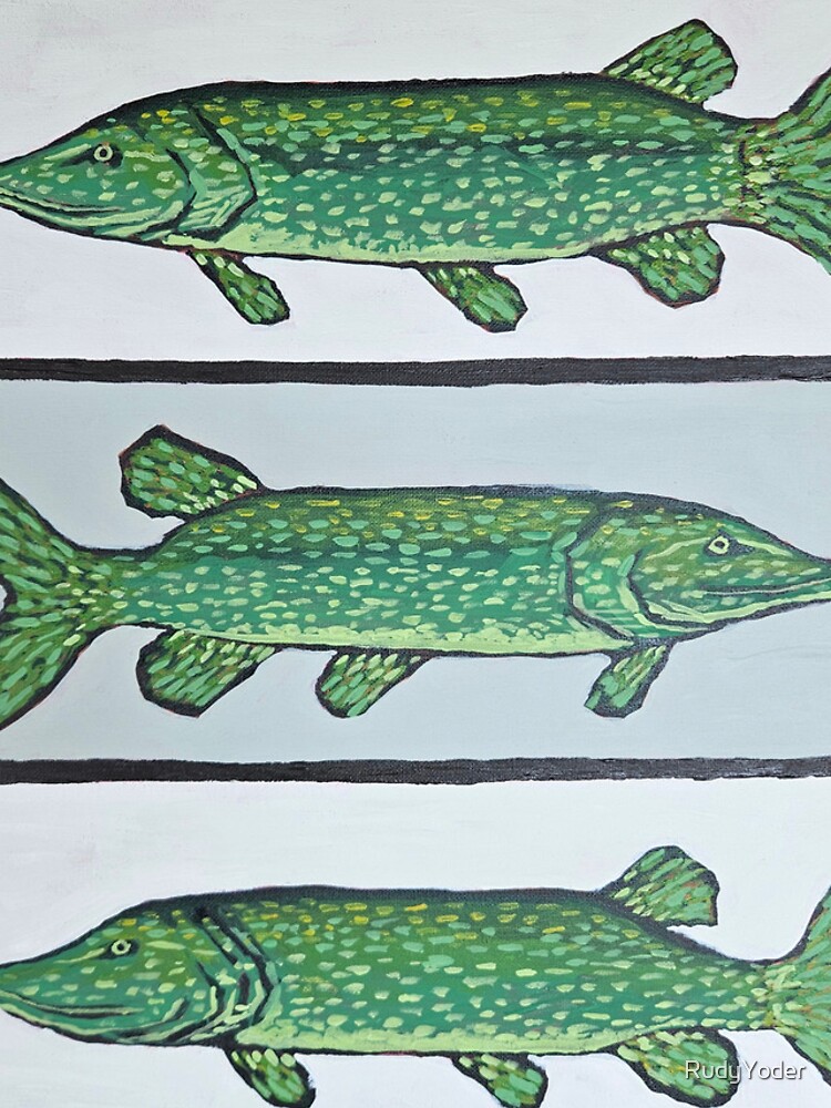 Thumbnail 4 of 4, iPhone Case, Northern Pike designed and sold by RudyYoder.