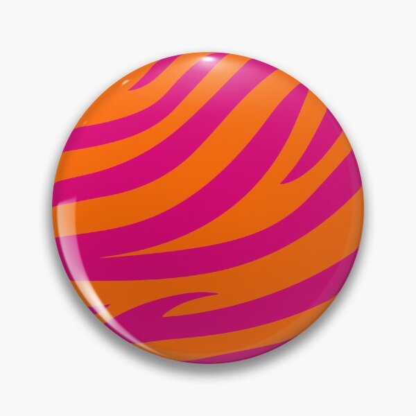 Item preview, Modern Graphic Zebra Print Pattern | Orange & Pink designed and sold by Frohyou.