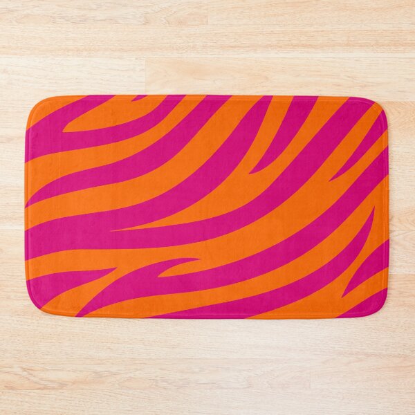 Item preview, Modern Graphic Zebra Print Pattern | Orange & Pink designed and sold by Frohyou.