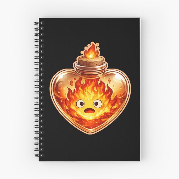 Item preview, Calcifer Heart designed and sold by SpookySparklesDesigns.