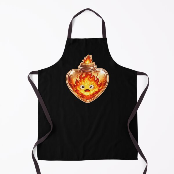 Item preview, Calcifer Heart designed and sold by SpookySparklesDesigns.