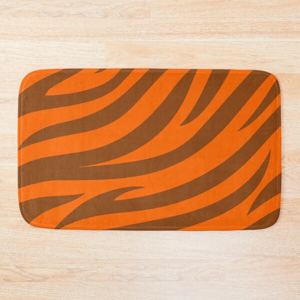 Item preview, Modern Graphic Zebra Print Pattern | Orange & Brown designed and sold by Frohyou.