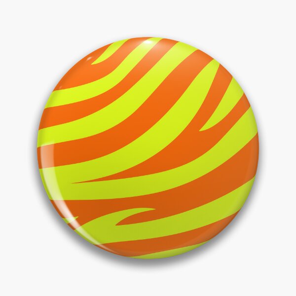 Item preview, Modern Graphic Zebra Print Pattern | Orange & Chartreuse designed and sold by Frohyou.