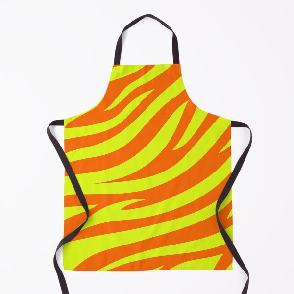 Item preview, Modern Graphic Zebra Print Pattern | Orange & Chartreuse designed and sold by Frohyou.