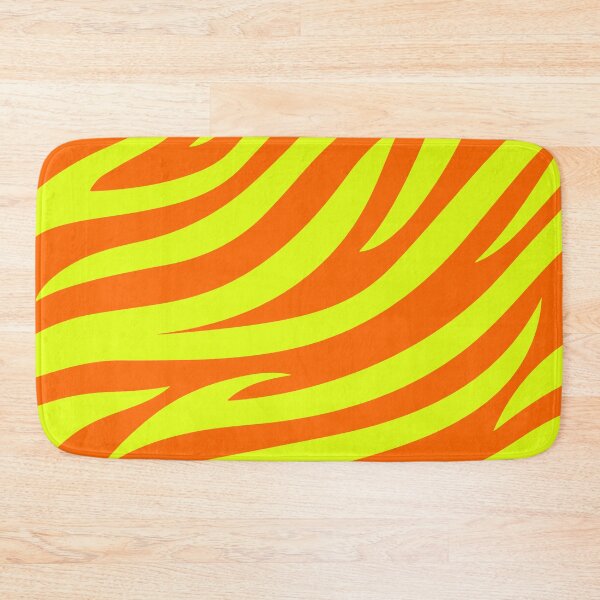 Item preview, Modern Graphic Zebra Print Pattern | Orange & Chartreuse designed and sold by Frohyou.