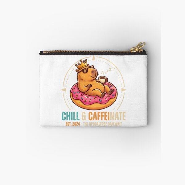 Item preview, Cute Capybara Chilling on Float with Coffee - Funny Animal Summer Vibes designed and sold by maykgg.