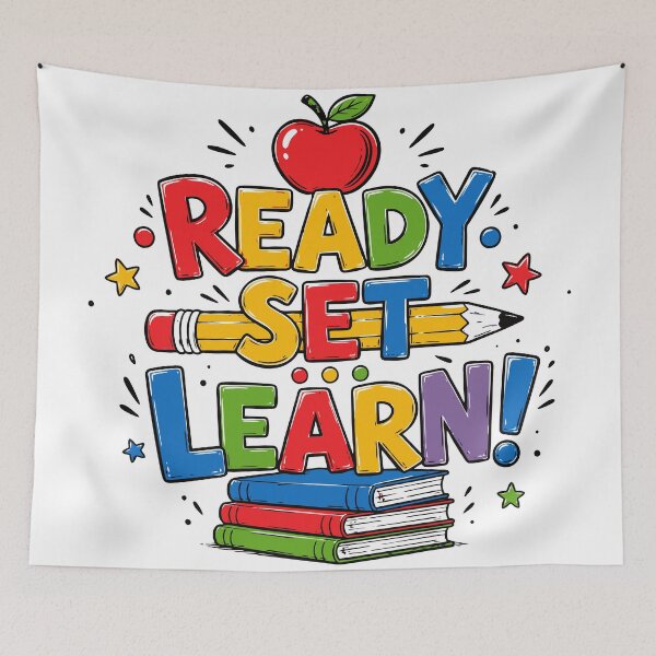 Item preview, Ready Set Learn T-Shirt | Colorful Back to School Teacher & Student Design designed and sold by Sunday.Supply.