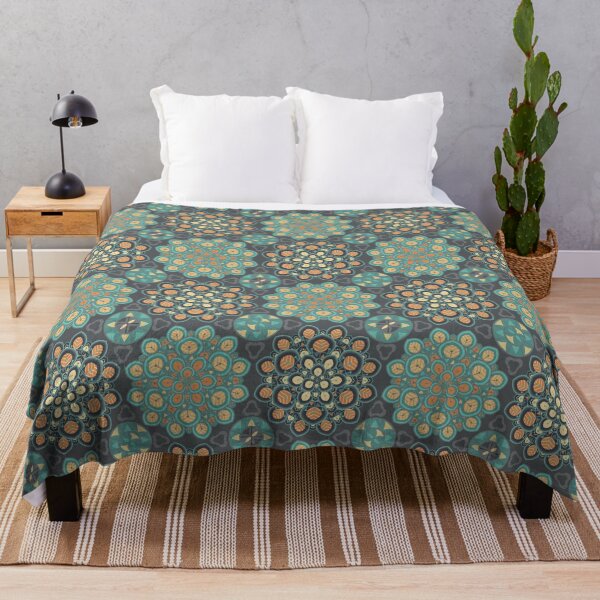 Item preview, Earthy Mid Century Geometric Boho Pattern designed and sold by chriswo-design.