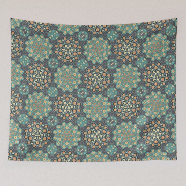 Item preview, Earthy Mid Century Geometric Boho Pattern designed and sold by chriswo-design.