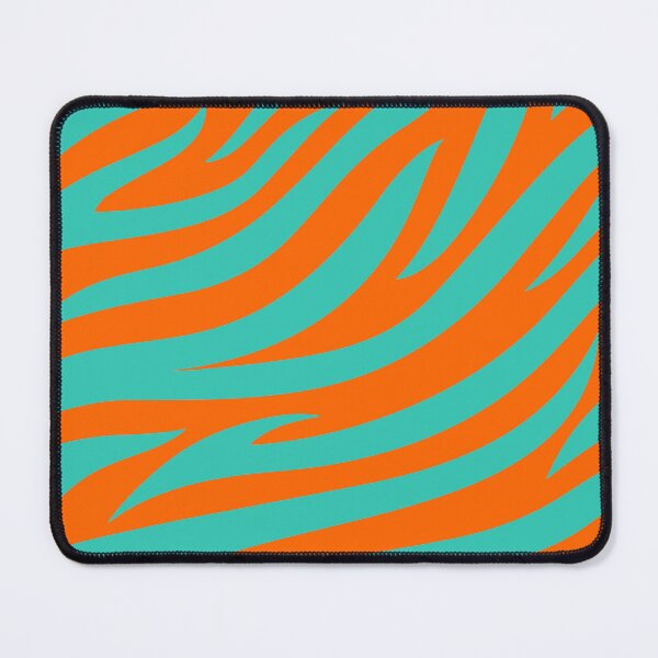 Item preview, Modern Graphic Zebra Print Pattern | Orange & Teal designed and sold by Frohyou.
