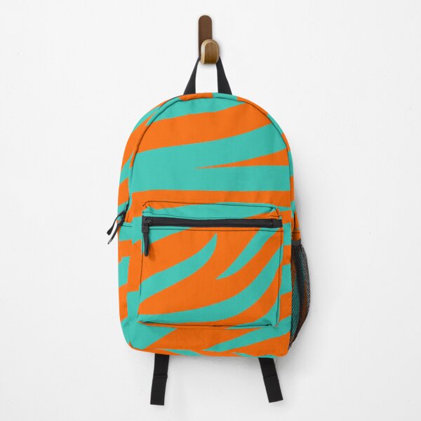 Item preview, Modern Graphic Zebra Print Pattern | Orange & Teal designed and sold by Frohyou.