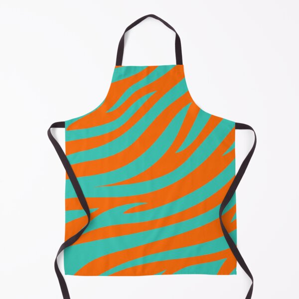 Item preview, Modern Graphic Zebra Print Pattern | Orange & Teal designed and sold by Frohyou.