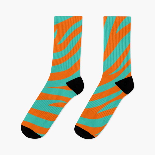 Item preview, Modern Graphic Zebra Print Pattern | Orange & Teal designed and sold by Frohyou.