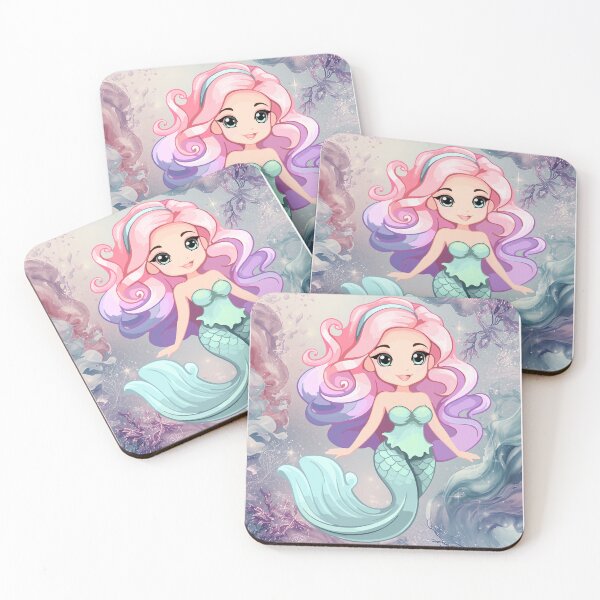 Item preview, Cute Pink Haired Mermaidcore Mermaid | Kawaii Ocean Fantasy Aesthetic designed and sold by Daily Mood Studio.