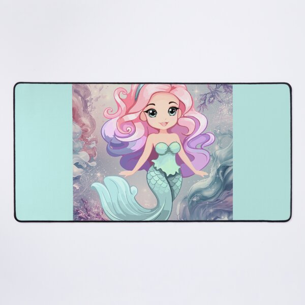 Item preview, Cute Pink Haired Mermaidcore Mermaid | Kawaii Ocean Fantasy Aesthetic designed and sold by Daily Mood Studio.