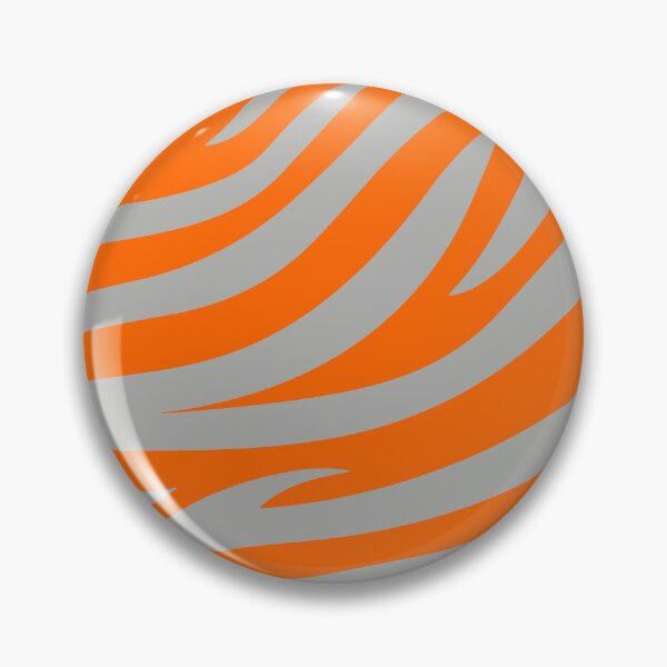 Item preview, Modern Graphic Zebra Print Pattern | Orange & Gray designed and sold by Frohyou.