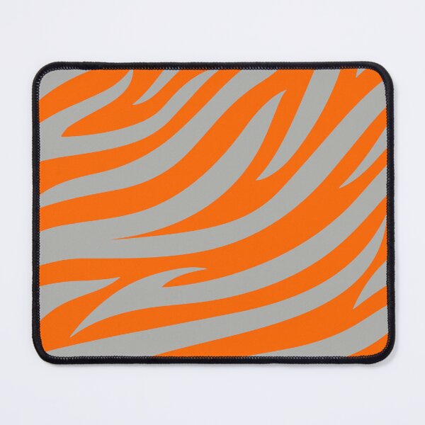 Item preview, Modern Graphic Zebra Print Pattern | Orange & Gray designed and sold by Frohyou.