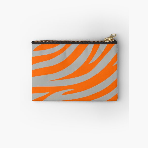 Item preview, Modern Graphic Zebra Print Pattern | Orange & Gray designed and sold by Frohyou.