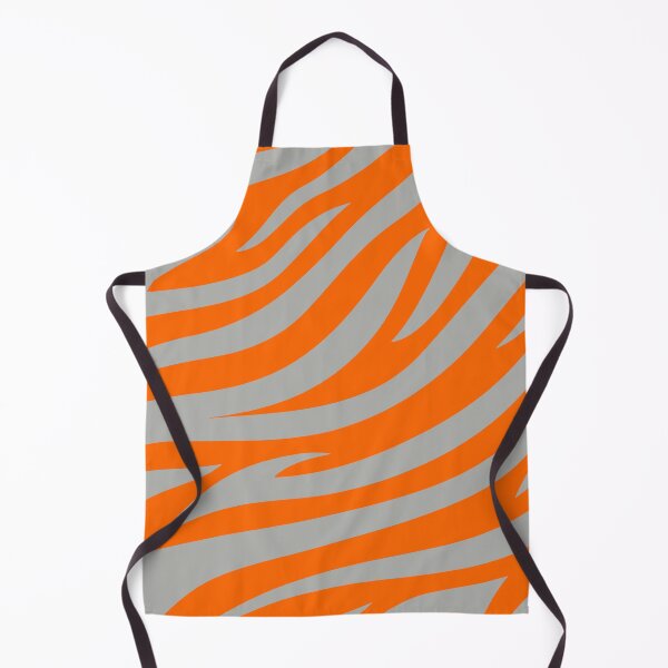 Item preview, Modern Graphic Zebra Print Pattern | Orange & Gray designed and sold by Frohyou.
