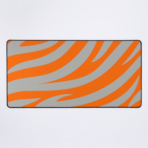 Item preview, Modern Graphic Zebra Print Pattern | Orange & Gray designed and sold by Frohyou.