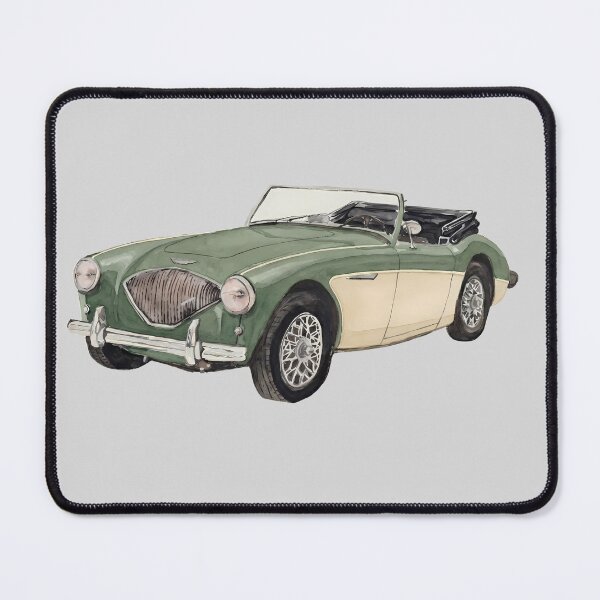 Item preview, Austin Healey green watercolor designed and sold by SuperMama1973.