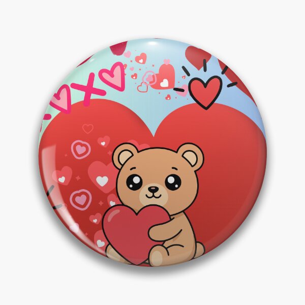 Item preview, I Love You Cute Teddy Bear Valentine Day Hearts Shirt designed and sold by MariaPCMaria.