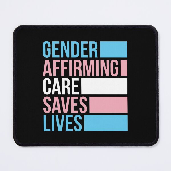 Item preview, Gender Affirming Care Saves Lives Transgender Pride Flag Activism designed and sold by raedattia.
