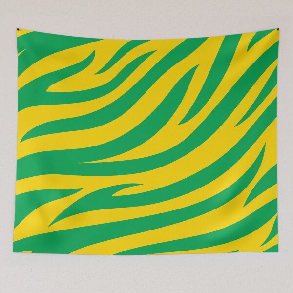 Item preview, Modern Graphic Zebra Print Pattern | Yellow & Green designed and sold by Frohyou.