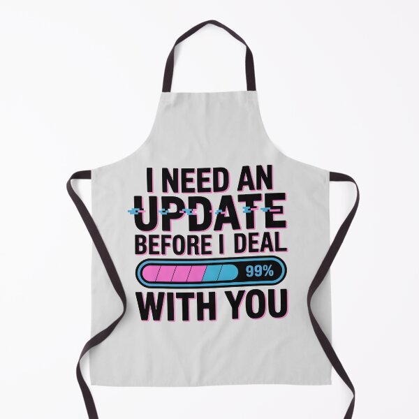 Item preview, I Need an Update Before I Deal With You – Funny Tech Humor Design designed and sold by Jollys-ArtShop.