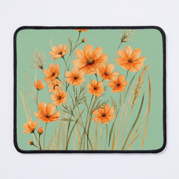 Item preview, Copy of Copy of Watercolor garden of red flowers with a colored background designed and sold by SuperMama1973.