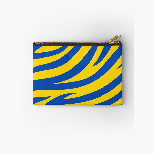 Item preview, Modern Graphic Zebra Print Pattern | Yellow & Blue designed and sold by Frohyou.