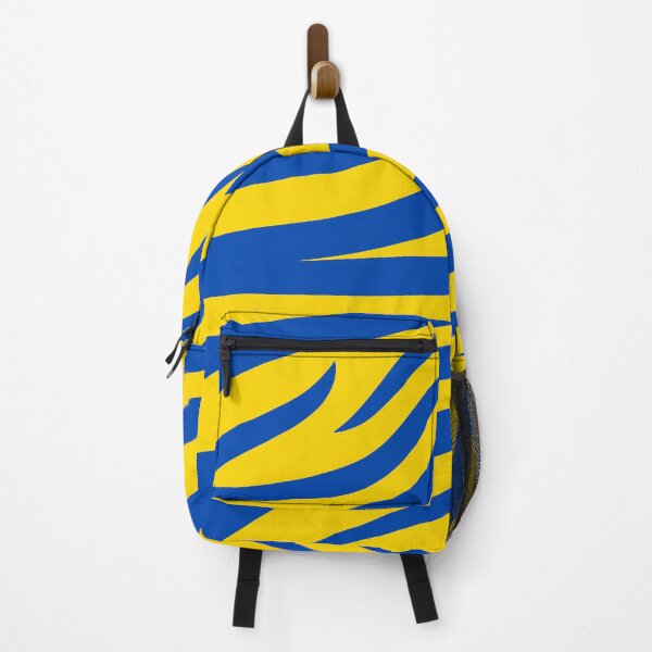 Item preview, Modern Graphic Zebra Print Pattern | Yellow & Blue designed and sold by Frohyou.