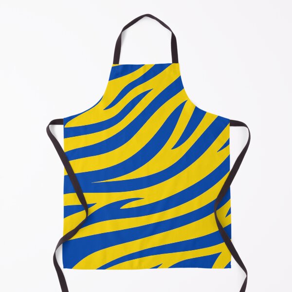 Item preview, Modern Graphic Zebra Print Pattern | Yellow & Blue designed and sold by Frohyou.