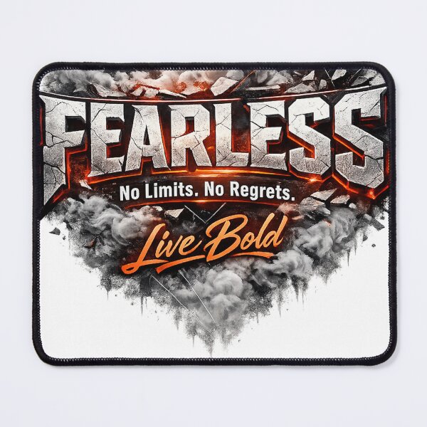 Item preview, Fearless No Limits No Regrets Live Bold – Motivational Statement Design designed and sold by Cottonora.