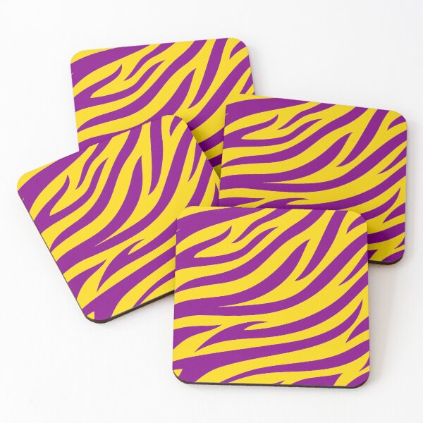 Artikelvorschau, Modernes Zebra-Print-Muster | Gelb & Lila entworfen und verkauft von Frohyou.
